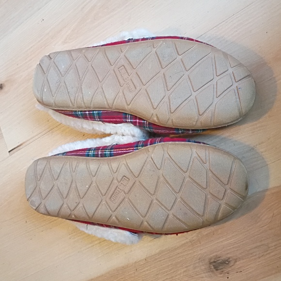 L.L.Bean Plaid Moccasin Women's Slippers - Picture 7 of 8